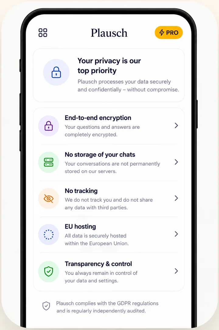 Plausch privacy and security screen